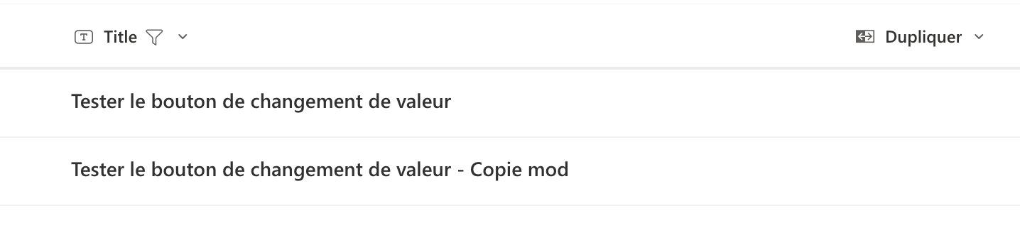 La ligne a bien été créée par le flux